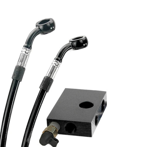 PartzBiz HD: EL-20-15-Dual Front Caliper Brake Line Kit (M8 Softail)