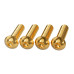 PartzBiz HD: HD-T14-B4-Pro-Line Titanium Hardware | Four-Pack | Kraus Moto