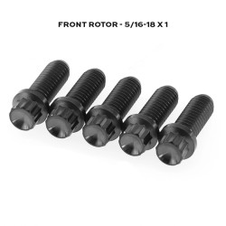 PartzBiz HD HD-T516-B5 - 12-Point Titanium Brake Rotor Hardware Kit | Kraus Moto