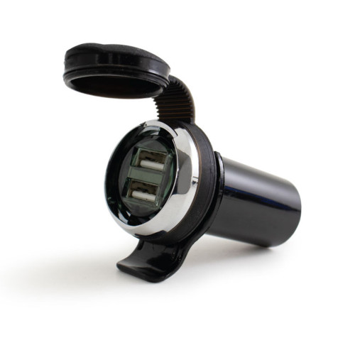 PartzBiz HD: K0008000-KOSO Dual USB Adaptor for Harley-Davidson | Kraus Moto