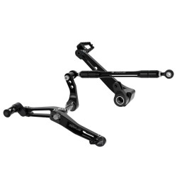 PartzBiz HD ST-FC-37-B - APEX SS3 Harley Bagger Foot Controls | Kraus Moto