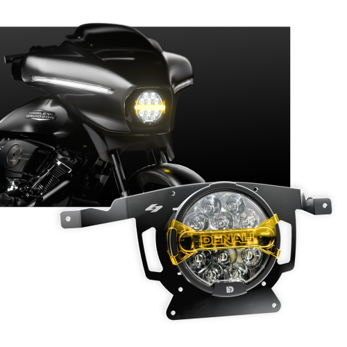 PartzBiz HD: ST-LT-25-Ace-One Light Kit - With Denali Lighting ('24+ Street Glide) | Kraus Moto PartzBiz HD: ST-LT-25-Ace-One Light Kit - With Denali Lighting ('24+ Street Glide) | Kraus Moto