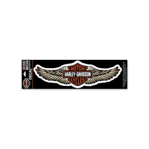 PartzBiz HD: 5000124-สติ๊กเกอร์ Harley Davidson/Aufkleber Straight Wing DC339127