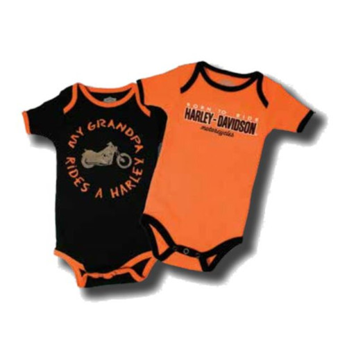 PartzBiz HD: 5000129-ชุดรอมเปอร์ Harley-Davidson My Grandpa Rides A Harley SGI-1153044 ชุด 2 ตัว