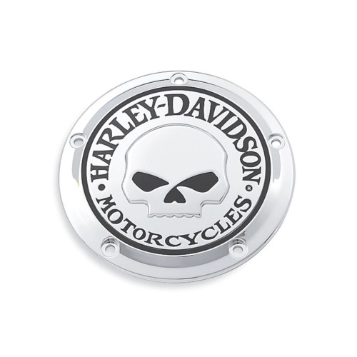 PartzBiz HD: 5000219-Derby Cover 25441-04A Willie G. Skull Collection Evo, Dyna, Softail, Touring