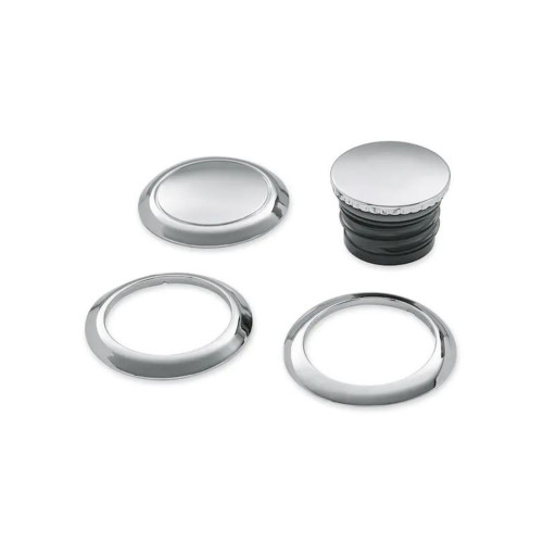 PartzBiz HD: 5000265-Gas Cap Kit 61100131 Chrome Softail From ’18