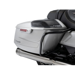 PartzBiz HD 110576 - 90202508 Glossy Black Rear Saddlebag Guards