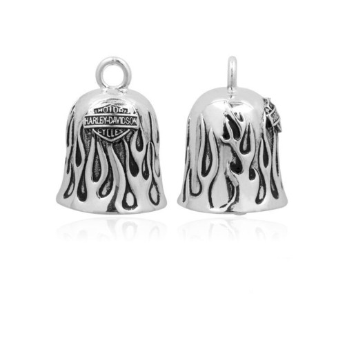 PartzBiz HD: 5000354-Harley-Davidson RIDE BELL Silver Flames ระฆังนำโชค HRB031 PartzBiz HD: 5000354-Harley-Davidson RIDE BELL Silver Flames ระฆังนำโชค HRB031