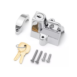 PartzBiz HD 98624 - Helmet Lock Chrome Universal PartzBiz HD 98624 - Helmet Lock Chrome Universal