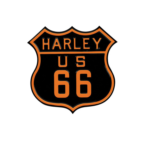 PartzBiz HD: 5000491-Harley-Davidson Blechschild H-D ROUTE 66 TIN SIGN AR-2010261