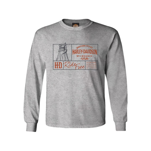 PartzBiz HD: 5901133-เสื้อแขนยาว Harley-Davidson Box Icon Men´s Dealer R004471