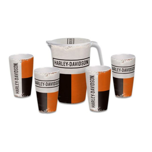 PartzBiz HD: 5000503-Harley-Davidson Pitcher Set PartzBiz HD: 5000503-Harley-Davidson Pitcher Set