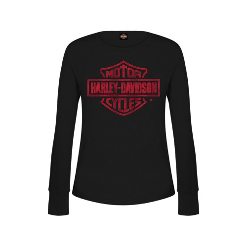 PartzBiz HD: 5901228-Harley-Davidson Women Red Crayon Dealer Shirt R004714 PartzBiz HD: 5901228-Harley-Davidson Women Red Crayon Dealer Shirt R004714