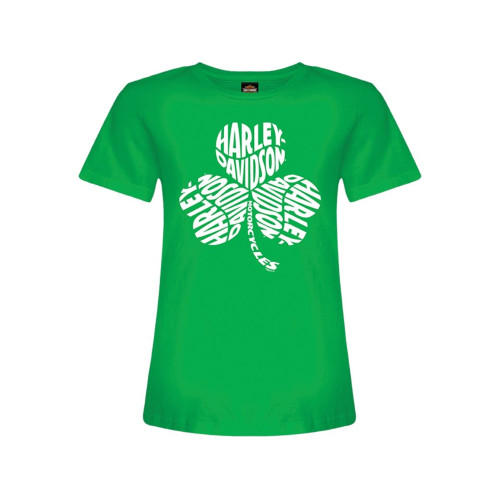 PartzBiz HD: 5901256-Harley-Davidson H-D Shamrock เสื้อเชิ้ตผู้หญิงตัวแทนจำหน่าย R004762
