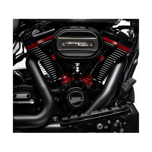 PartzBiz HD: 5000674-ชุดเน้นเสียงเครื่องยนต์ Milwaukee-Eight - สีแดง PartzBiz HD: 5000674-ชุดเน้นเสียงเครื่องยนต์ Milwaukee-Eight - สีแดง