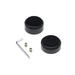 PartzBiz HD 95919 - Rear Axle Nut Covers, Sportster S, Nightster, Pan America
