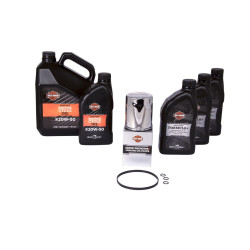 PartzBiz HD 103998 - Service Package M8 Softail From 2018, Chrome Oil Filter PartzBiz HD 103998 - Service Package M8 Softail From 2018, Chrome Oil Filter