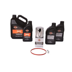 PartzBiz HD 104000 - Service Package M8 Touring From 2017, Chrome Oil Filter PartzBiz HD 104000 - Service Package M8 Touring From 2017, Chrome Oil Filter