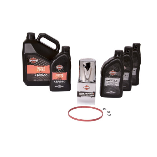 PartzBiz HD: 5000795-Service Package Twin Cam Softail Up To 2017, Chrome Oil Filter