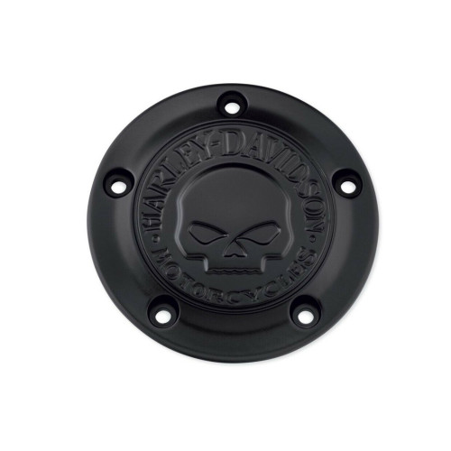 PartzBiz HD: 5001036-ฝาครอบจับเวลา 25600087 Willi G. Skull Collection Black Twin Cam, Softail, Dyna