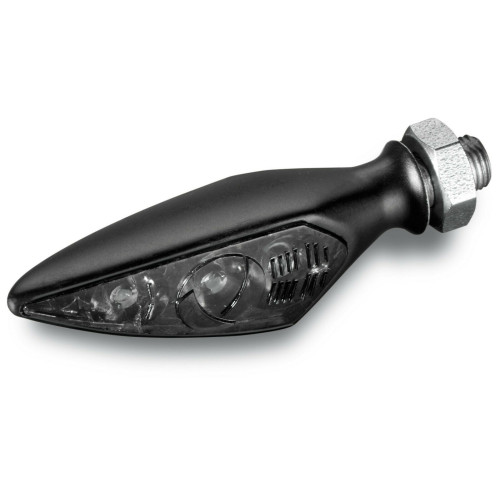PartzBiz HD: 5001060-ไฟเลี้ยว Ricks Harley RHOMBUS-S สีดำ/ใส VR/HL