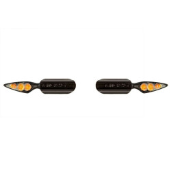 PartzBiz HD 85085 - ตัวยึดไฟเลี้ยวด้านหน้า Softail FXDR รวมถึงไฟเลี้ยว Kellermann Rhombus S