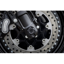 PartzBiz HD 103702 - ฝาครอบเพลาหน้า Fat Bob สีดำ พรีเมี่ยม คู่ PartzBiz HD 103702 - ฝาครอบเพลาหน้า Fat Bob สีดำ พรีเมี่ยม คู่