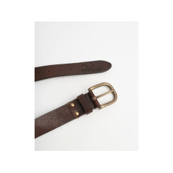 PartzBiz HD 93136 - เข็มขัดผู้ชาย Oakland Belt หนังวัวสีน้ำตาล