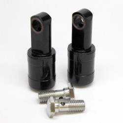 PartzBiz HD SD-BRE-SM-BK - ชุดหัวระบายอากาศ Speed ​​Dealer Performance Head Breather Kit - Smooth Body