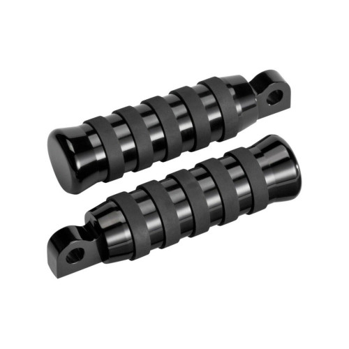 Footpegs, O-Ring, Black, All Models, Except Softail M8 & Sportster 48/72