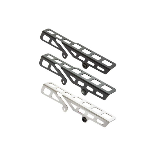 การ์ดรัดเข็มขัด Softail M8 แบบ Square Cut Out สีดำเงา