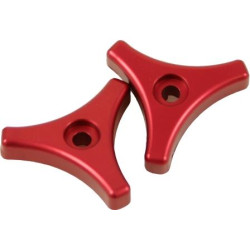 PartzBiz HD SDEFCAHR-K - SDI Fork Cap Adjuster Handle Set Red for KYB