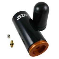 PartzBiz HD SDESBCAKT11-Org - SDI Elite KTM 250, 350, 450 Shock Bladder Conversion Kit (2011-15) - Orange Cap
