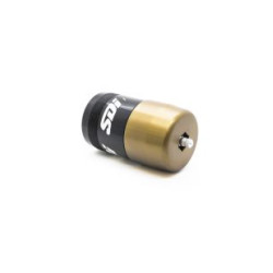 PartzBiz HD SDESBCAKT16S-FB - SDI Elite KTM/Husqvarna Linkage Shock Bladder Conversion Kit (2016+) - Brown Cap