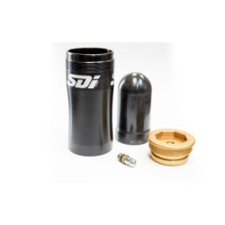 PartzBiz HD SDESBCAKT17-ORG - SDI Elite WP Xplor Shock Bladder Conversion Kit (2017+) - Orange Cap