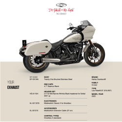 PartzBiz HD EP-251046 - FXLRST 2023 - Mid Control Brushed Stainless PartzBiz HD EP-251046 - FXLRST 2023 - Mid Control Brushed Stainless