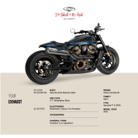PartzBiz HD EP-251055-NC - Sportster S 2023 -  Apex Brushed Stainless - Streetfighter Blank