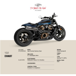 PartzBiz HD EP-251055-NC - Sportster S 2023 - Apex Brushed Stainless - Streetfighter Blank PartzBiz HD EP-251055-NC - Sportster S 2023 - Apex Brushed Stainless - Streetfighter Blank