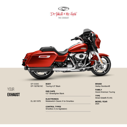 PartzBiz HD: EP-152782-NC-Touring Street Glide (FLHX) - Streefighter Blank