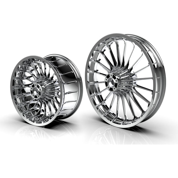 PartzBiz HD: 190321235-Chrome Tubeless Wheels for Harley Softail Breakout 2013-2025 - 18x8.5” chrome rear wheel for 2013-2017 Breakout PartzBiz HD: 190321235-Chrome Tubeless Wheels for Harley Softail Breakout 2013-2025 - 18x8.5” chrome rear wheel for 2013-2017 Breakout