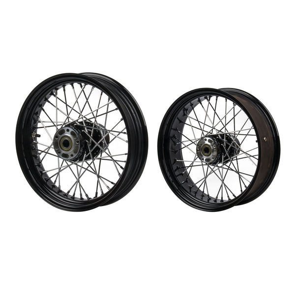 PartzBiz HD: 190325467-Stock Size Spoke Tubeless Wheel For Harley Sofail 2018+ Street Bob & Softail Standard - Black Front 19x2.5 PartzBiz HD: 190325467-Stock Size Spoke Tubeless Wheel For Harley Sofail 2018+ Street Bob & Softail Standard - Black Front 19x2.5