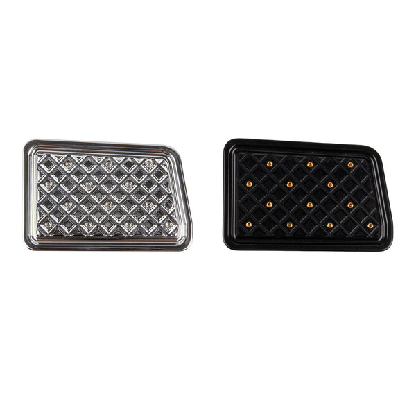 PartzBiz HD: 19041529-Waffle Matching Brake Pad For Harley 1986+ Touring All models - Chrome PartzBiz HD: 19041529-Waffle Matching Brake Pad For Harley 1986+ Touring All models - Chrome