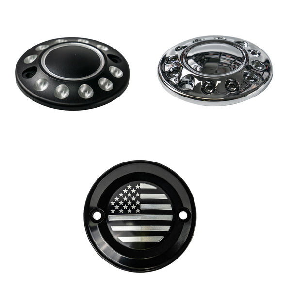 PartzBiz HD: CVR-TIM-STS-Timing Cover For Harley M8 Softail Touring models - Stars and Stripes PartzBiz HD: CVR-TIM-STS-Timing Cover For Harley M8 Softail Touring models - Stars and Stripes