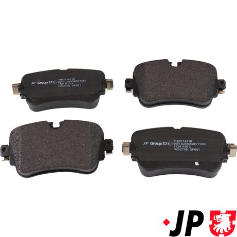 PartzBiz CE 1163714110 - Brake Pad Set, disc brake