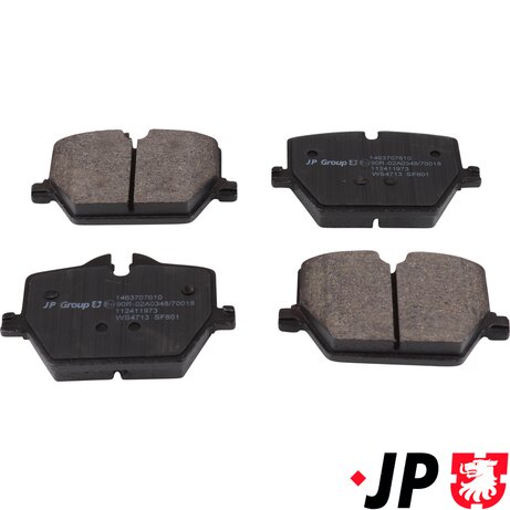 PartzBiz CE 1463707610 - Brake Pad Set, disc brake