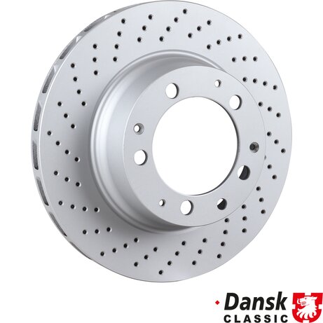 PartzBiz CE 1663201470 - Brake disc, rear, left, 309x28 mm, coated