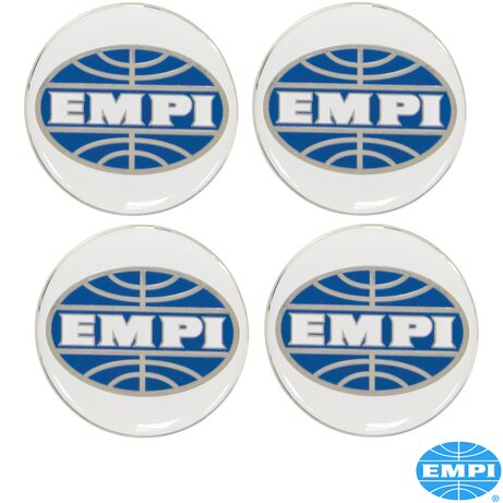 PartzBiz CE 8160204818 - Hub cap set with Empi logo, Ø43 mm, 4 pieces