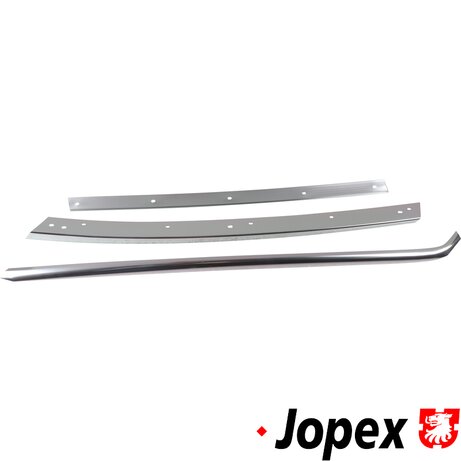 PartzBiz CE 8386500460 - Moulding set for A-pillar, right