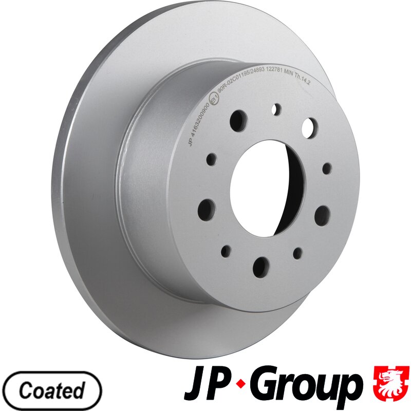 PartzBiz CE 4163200900 - Brake Disc