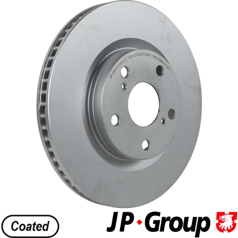 PartzBiz CE 4863101800 - Brake Disc